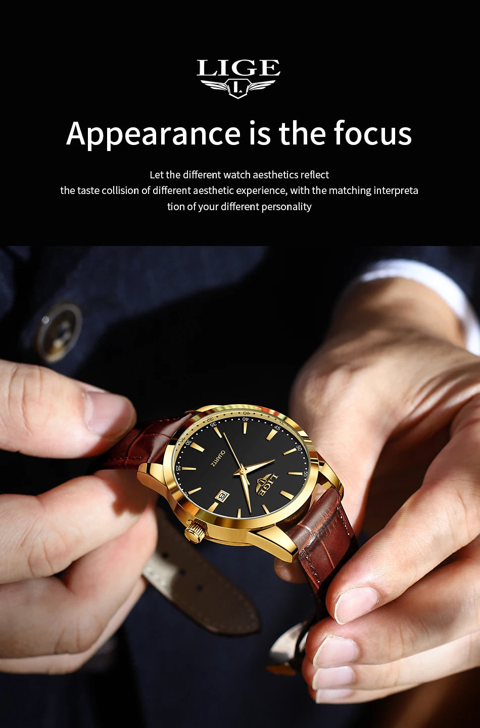 The Commander - Classic Calendar Watch