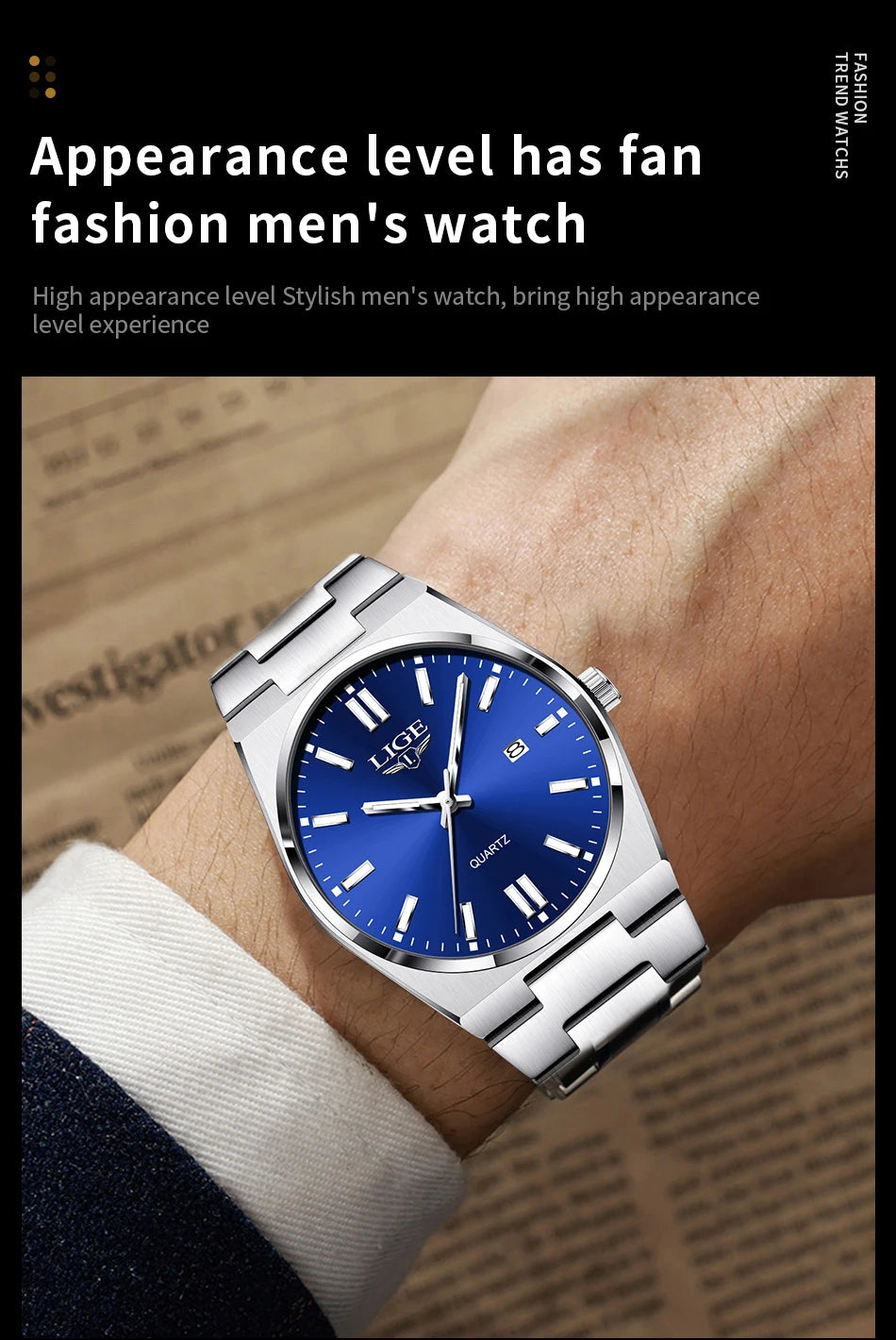 The Sterling - Minimalist Stainless Steel Quartz Watch