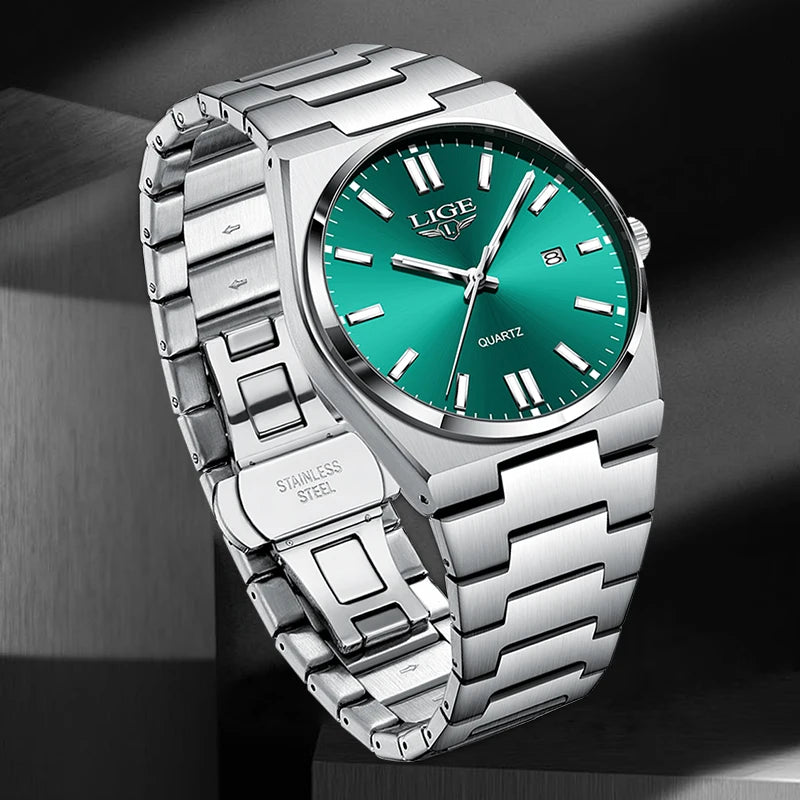 The Executive Steel - Minimalist Stainless Watch