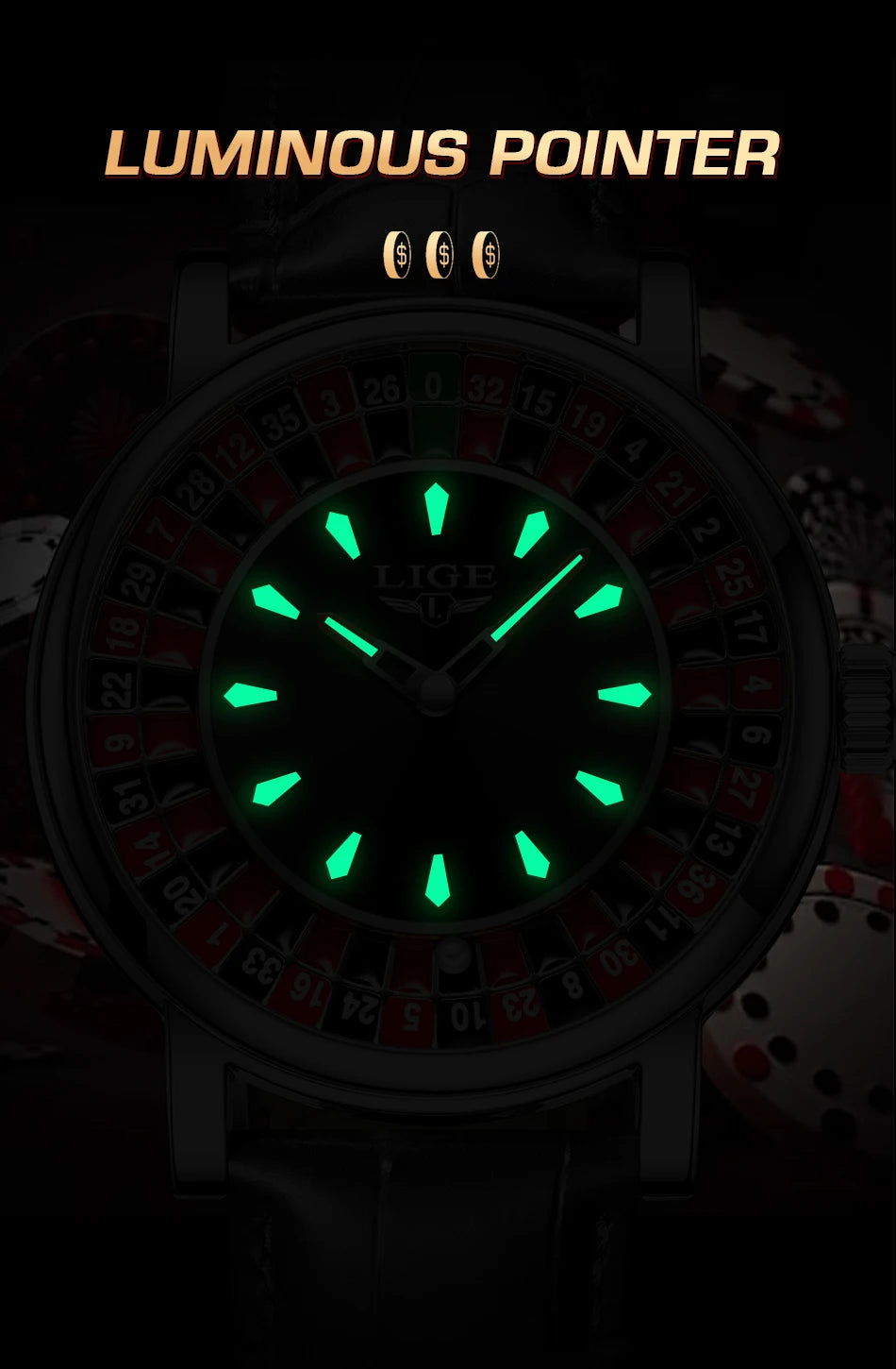 The Monte Carlo - Roulette Dial Watch