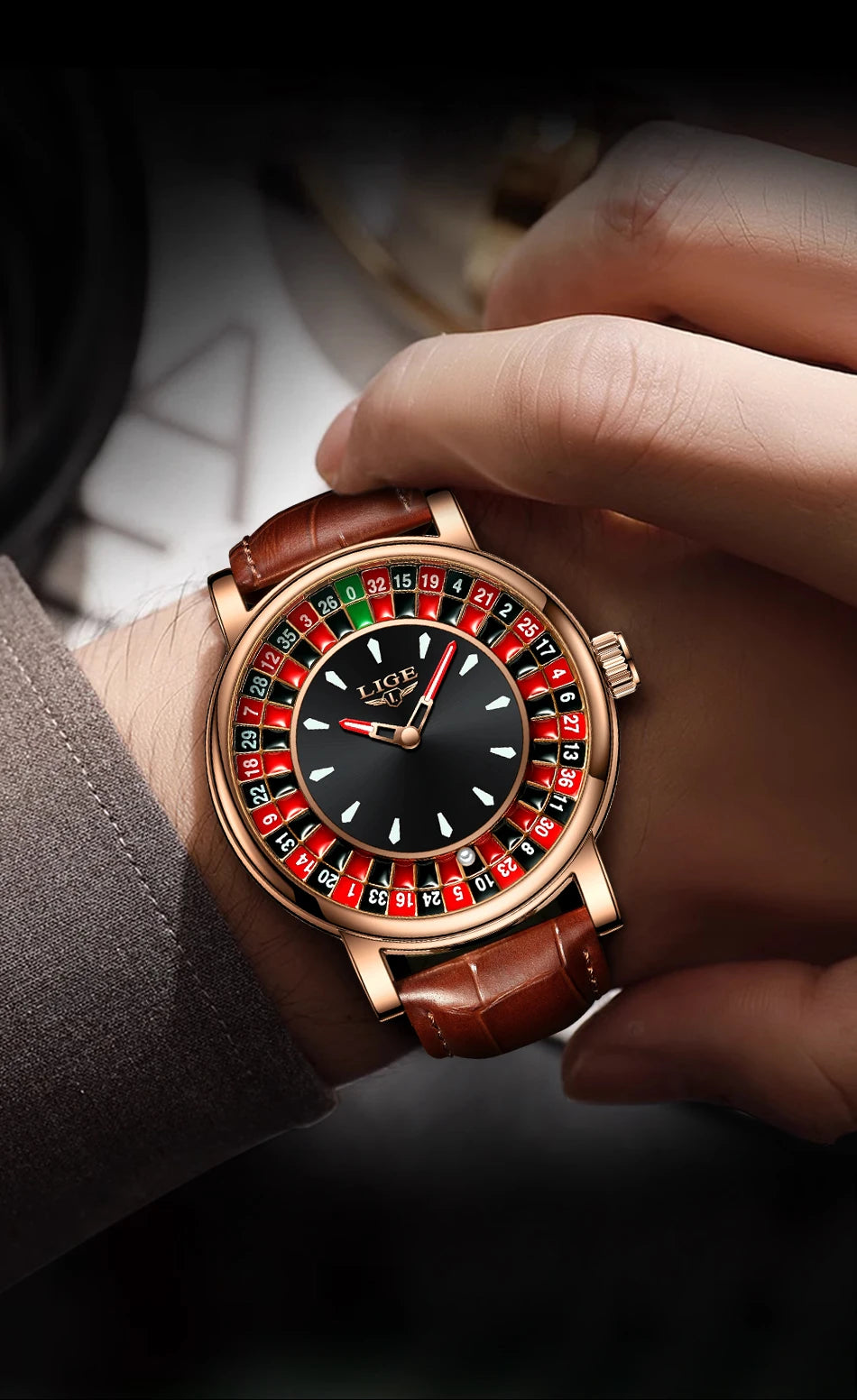 The Monte Carlo - Roulette Dial Watch