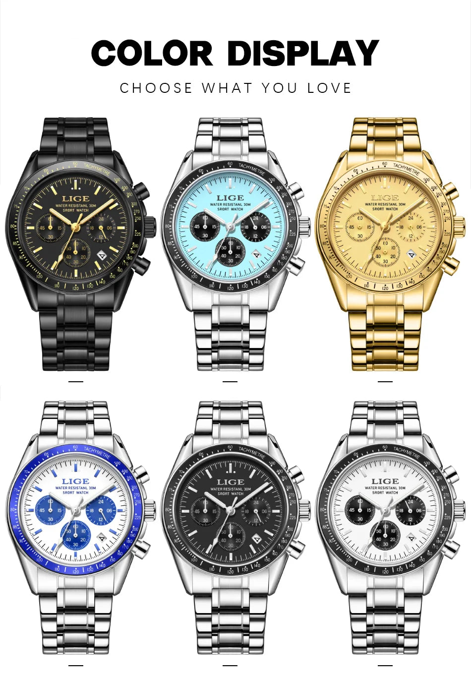 The Horizon - Luminous Quartz Chronograph