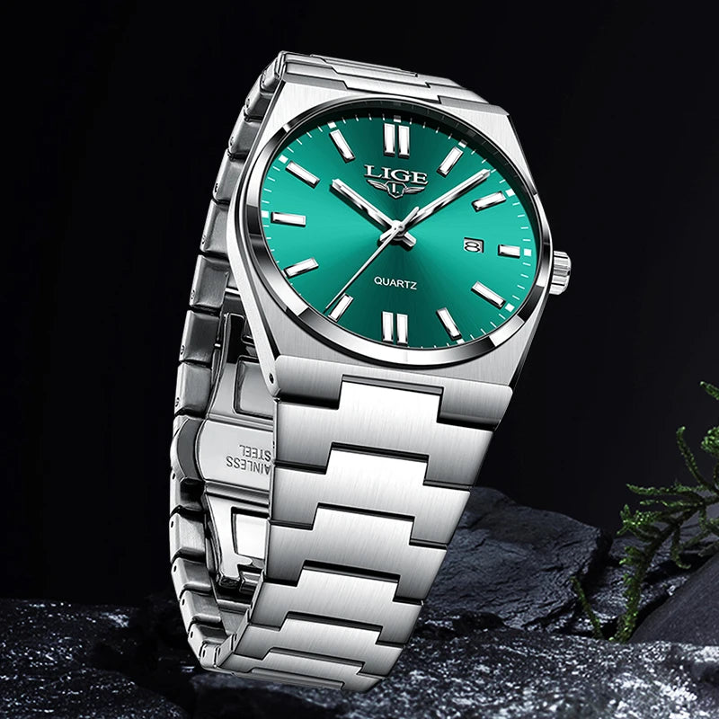 The Executive Steel - Minimalist Stainless Watch