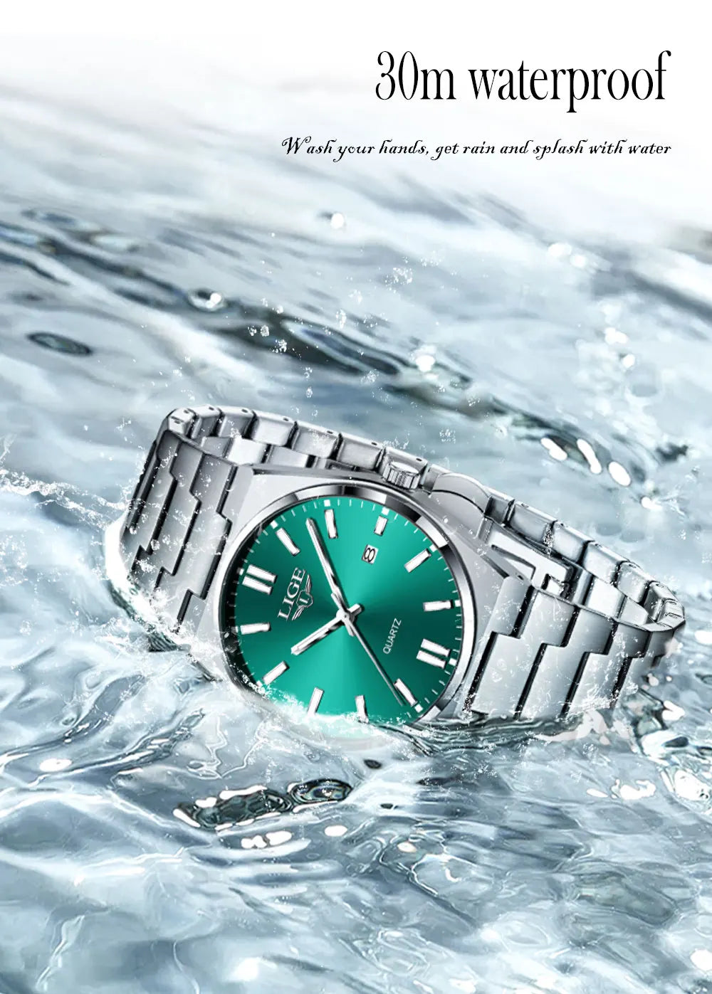 The Executive Steel - Minimalist Stainless Watch