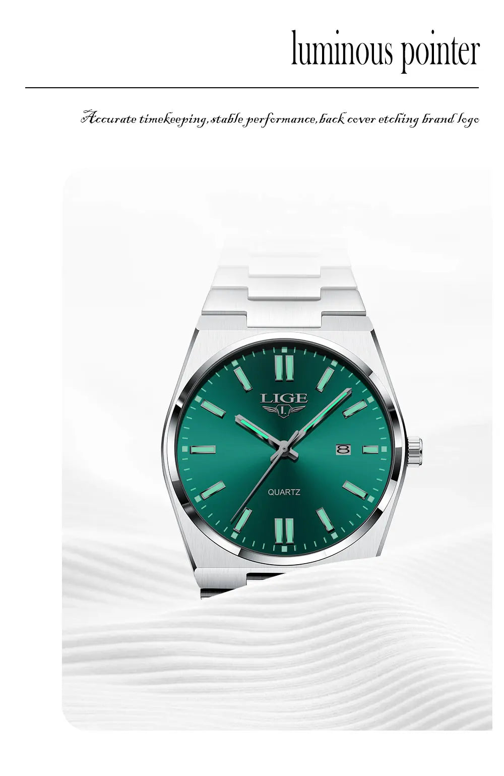 The Executive Steel - Minimalist Stainless Watch