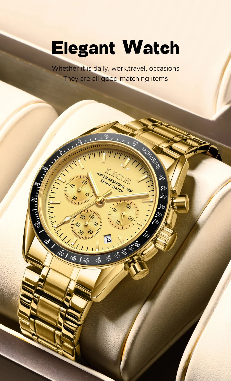 The Horizon - Luminous Quartz Chronograph