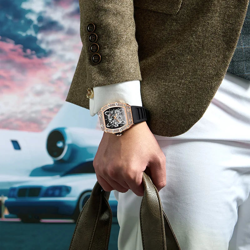 The Imperium - Diamond Inlaid Quartz Watch
