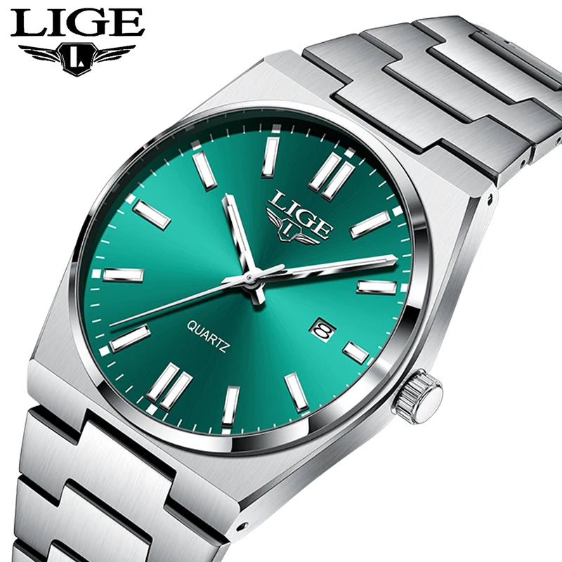 The Executive Steel - Minimalist Stainless Watch