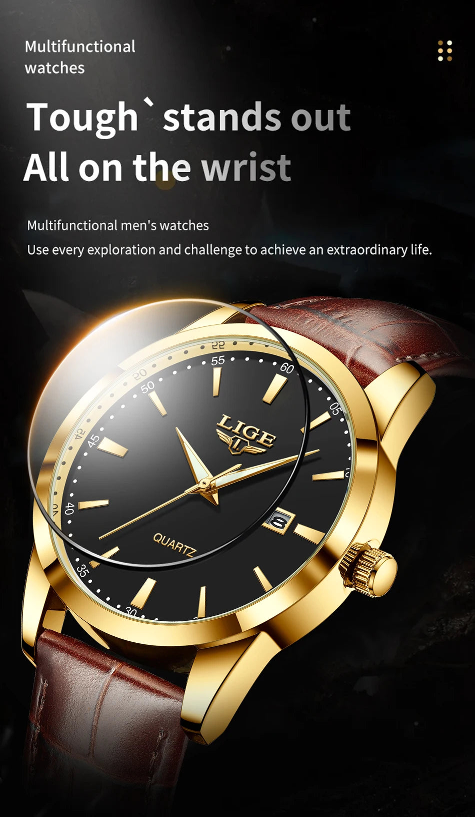 The Commander - Classic Calendar Watch