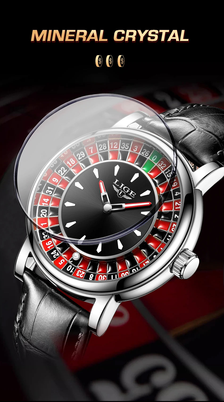 The Monte Carlo - Roulette Dial Watch