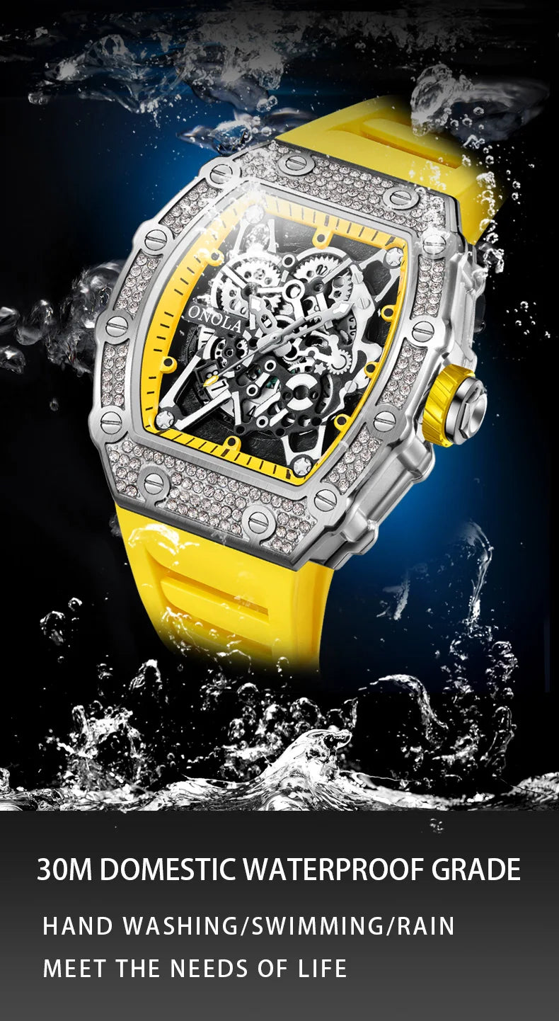 The Imperium - Diamond Inlaid Quartz Watch