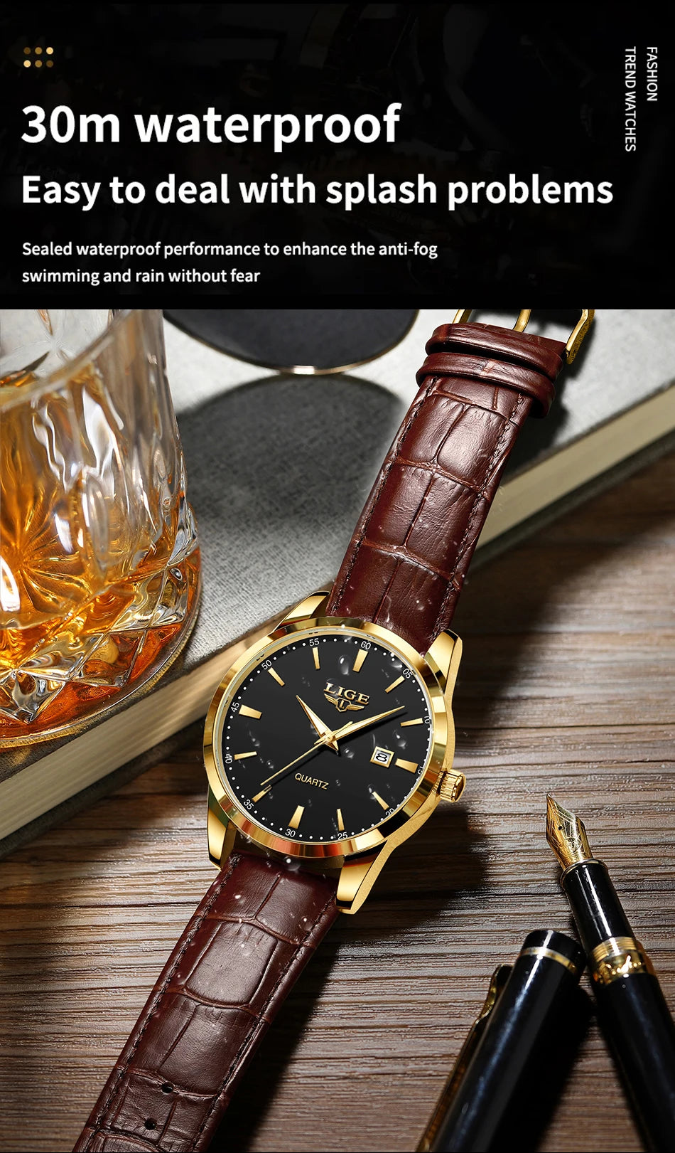 The Commander - Classic Calendar Watch