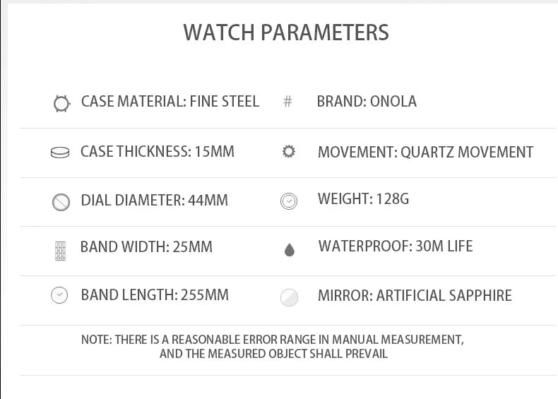 The Imperium - Diamond Inlaid Quartz Watch