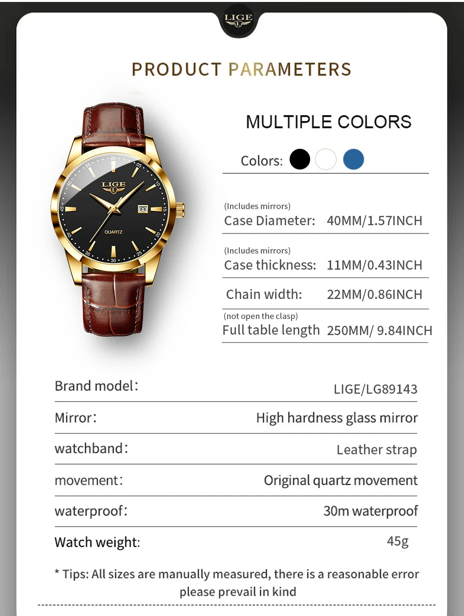 The Commander - Classic Calendar Watch