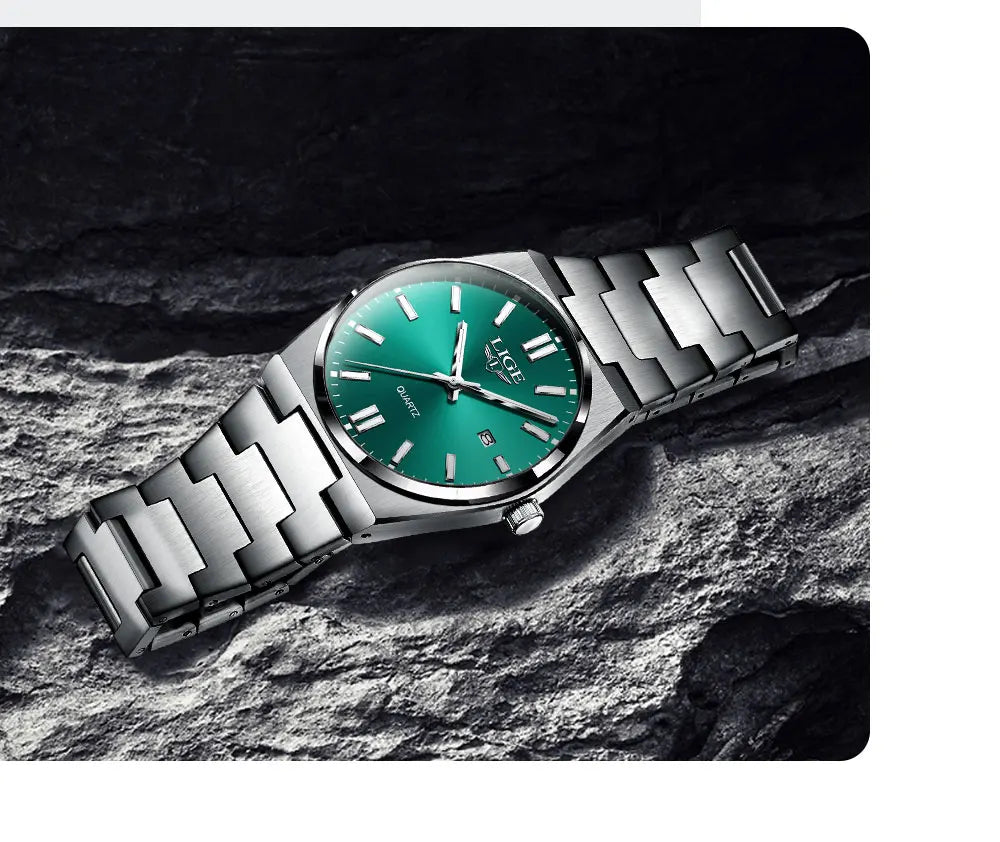 The Executive Steel - Minimalist Stainless Watch