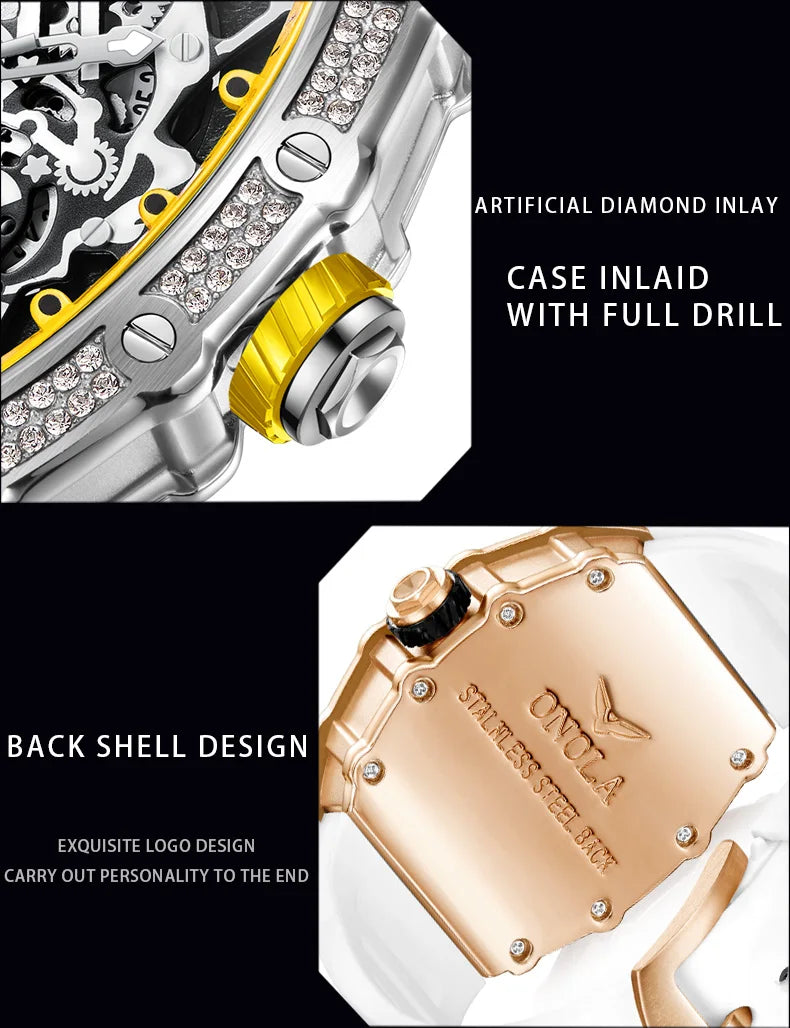 The Imperium - Diamond Inlaid Quartz Watch