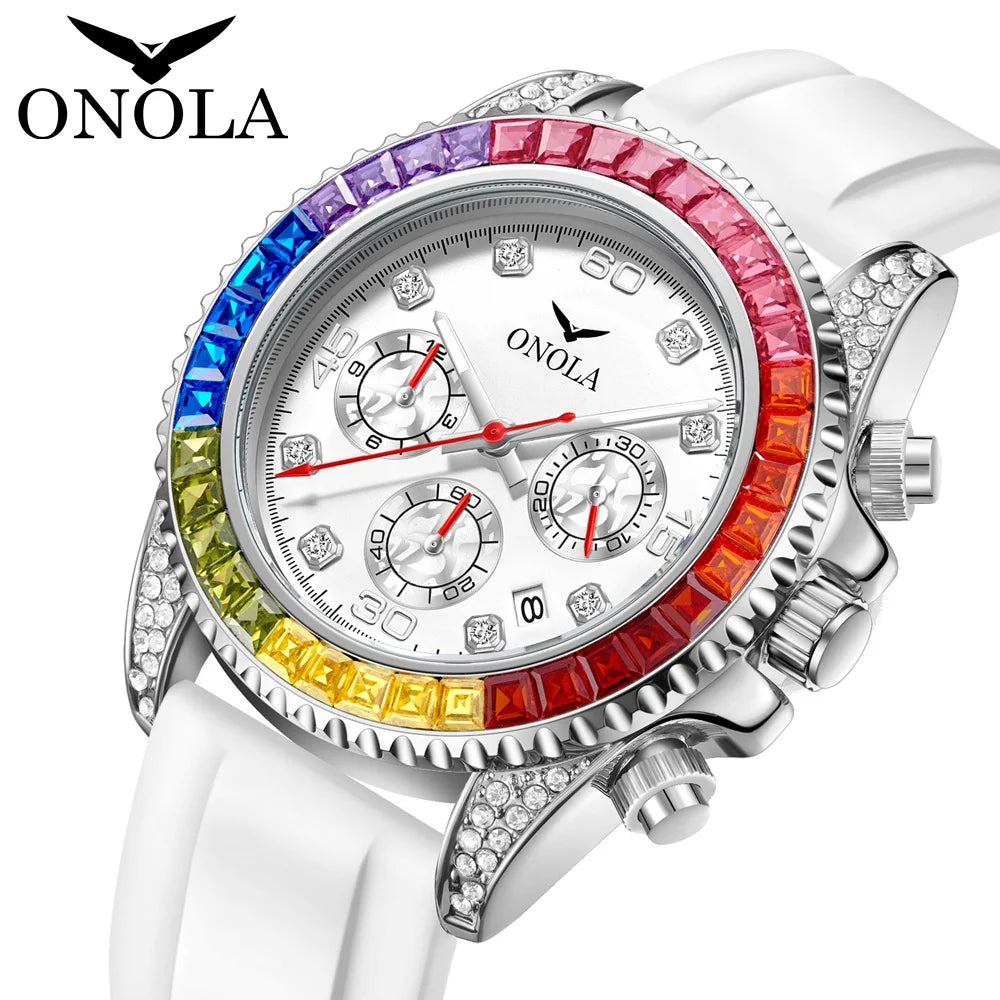 The Prism - Colored Diamond Quartz Watch