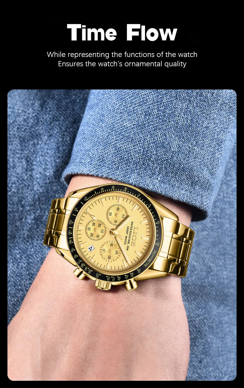 The Horizon - Luminous Quartz Chronograph