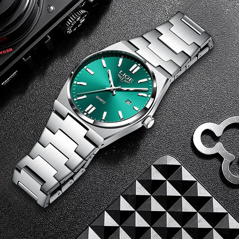 The Executive Steel - Minimalist Stainless Watch