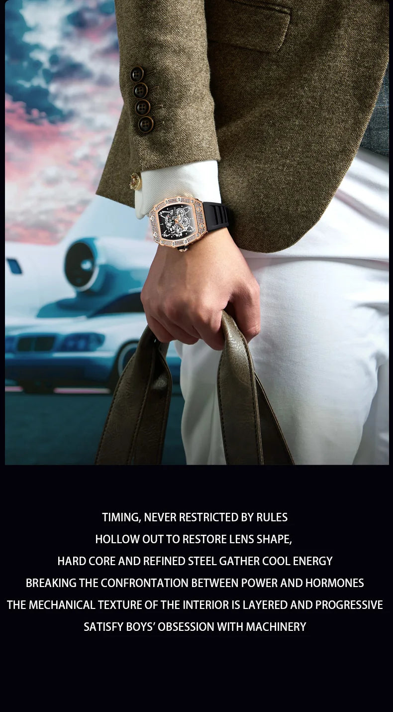 The Imperium - Diamond Inlaid Quartz Watch