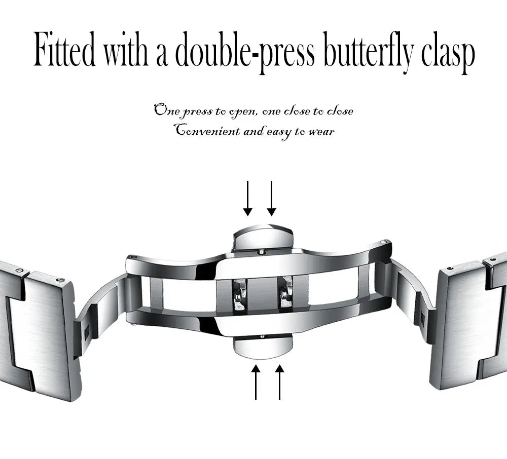 The Executive Steel - Minimalist Stainless Watch