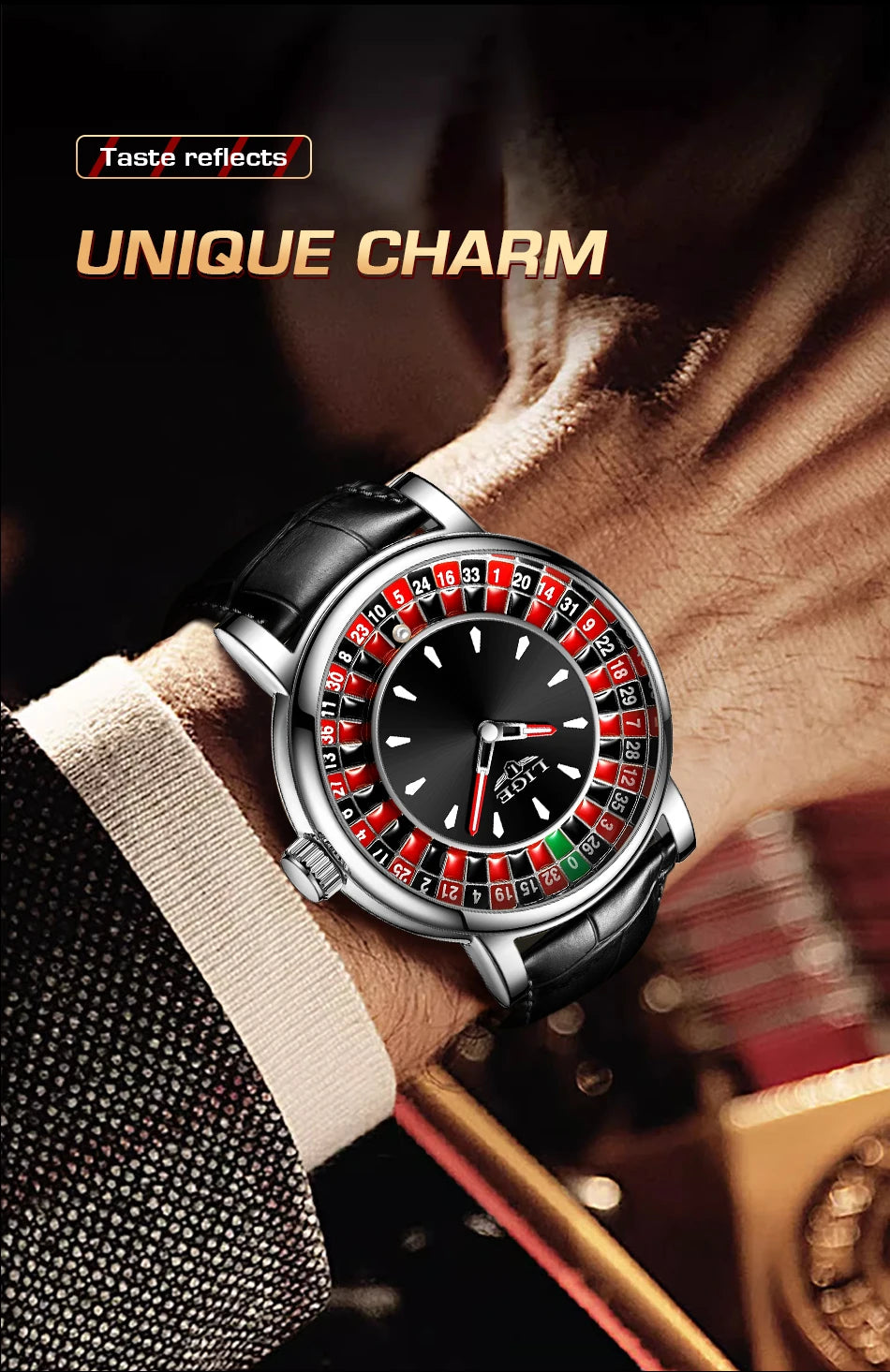 The Monte Carlo - Roulette Dial Watch