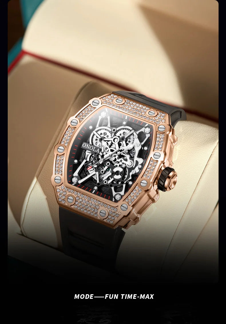 The Imperium - Diamond Inlaid Quartz Watch