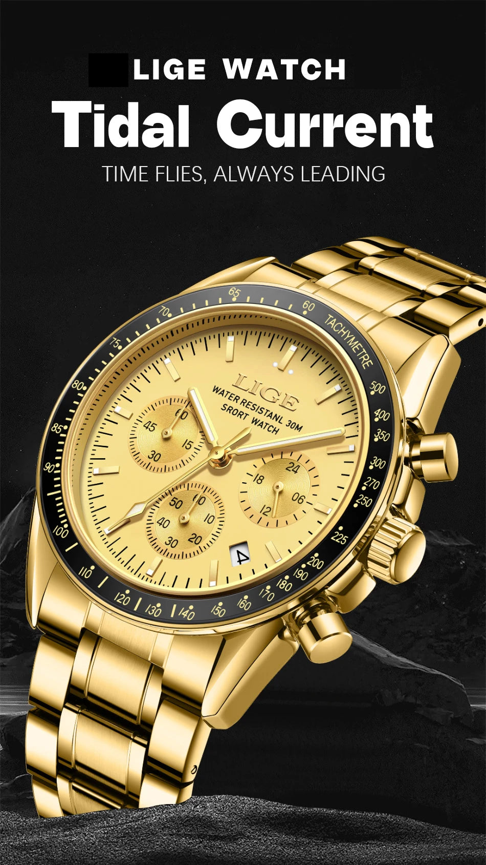 The Horizon - Luminous Quartz Chronograph