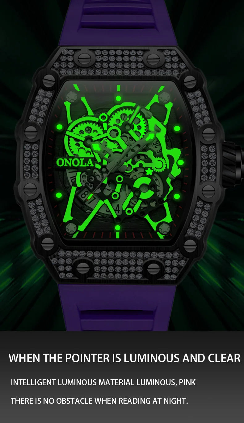 The Imperium - Diamond Inlaid Quartz Watch