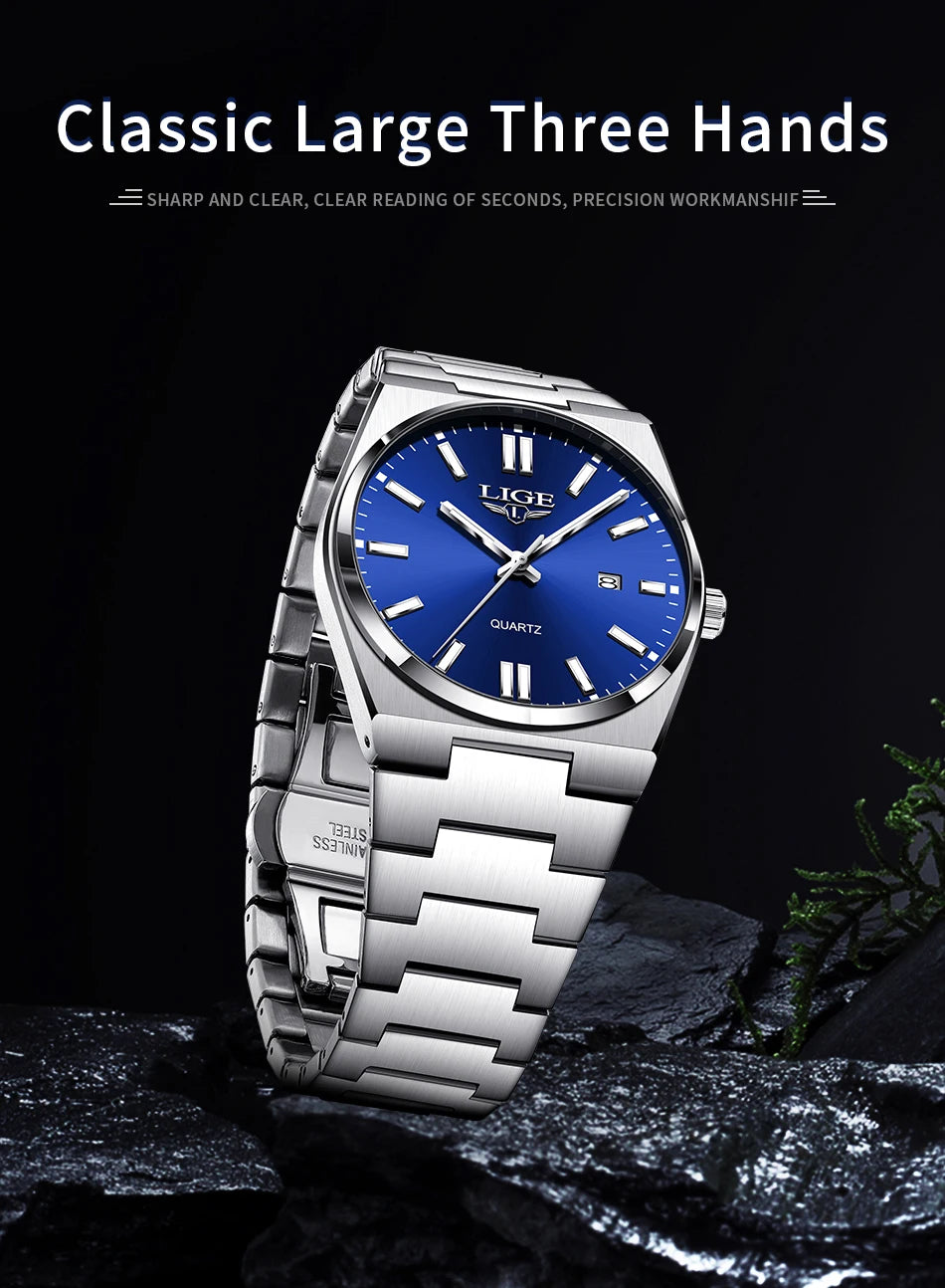 The Sterling - Minimalist Stainless Steel Quartz Watch