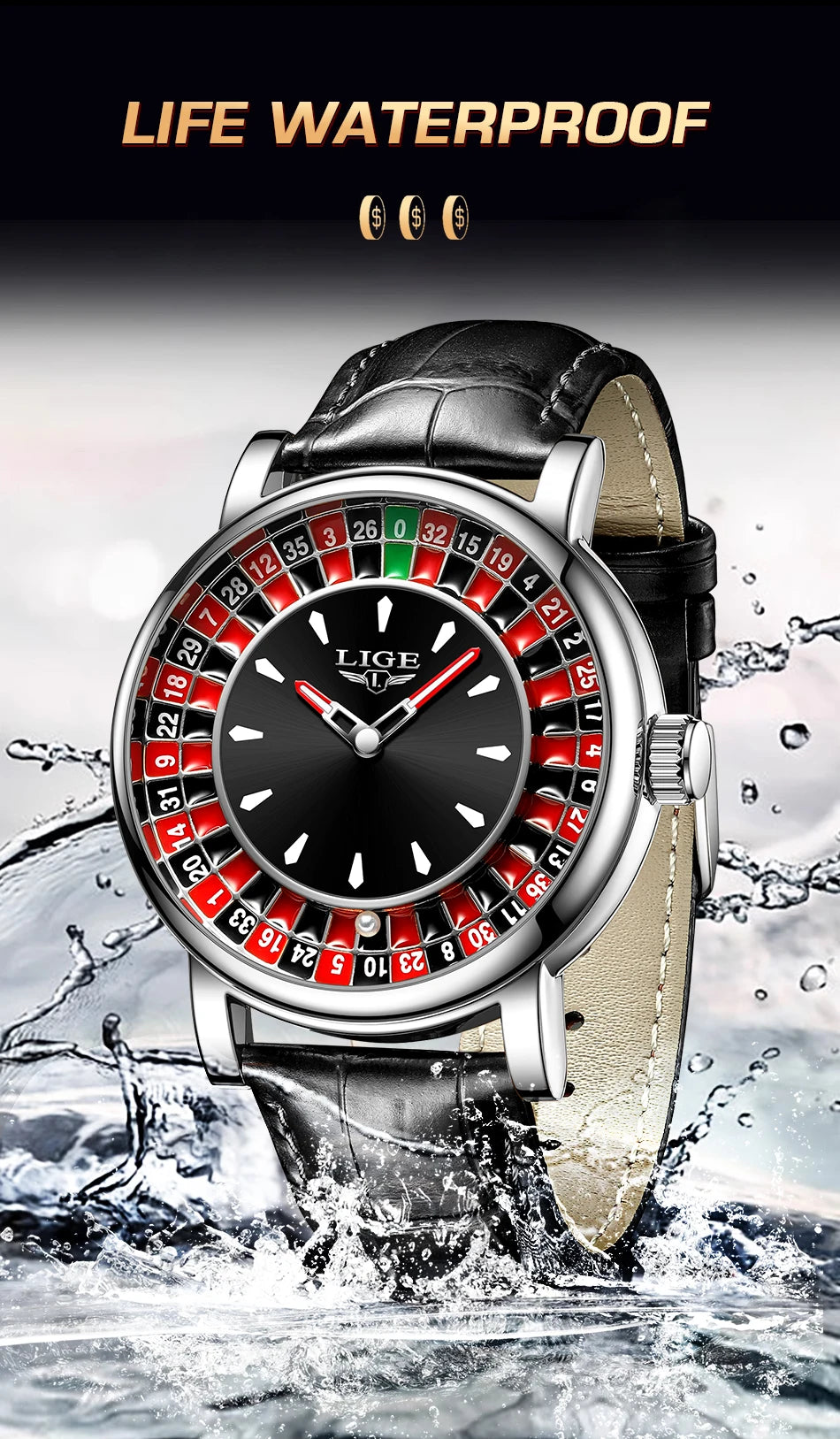The Monte Carlo - Roulette Dial Watch