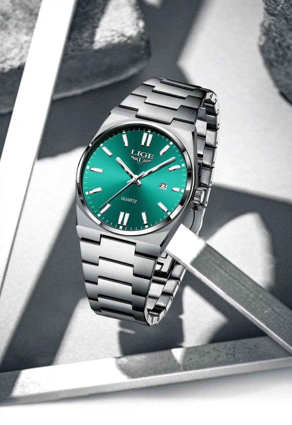 The Executive Steel - Minimalist Stainless Watch