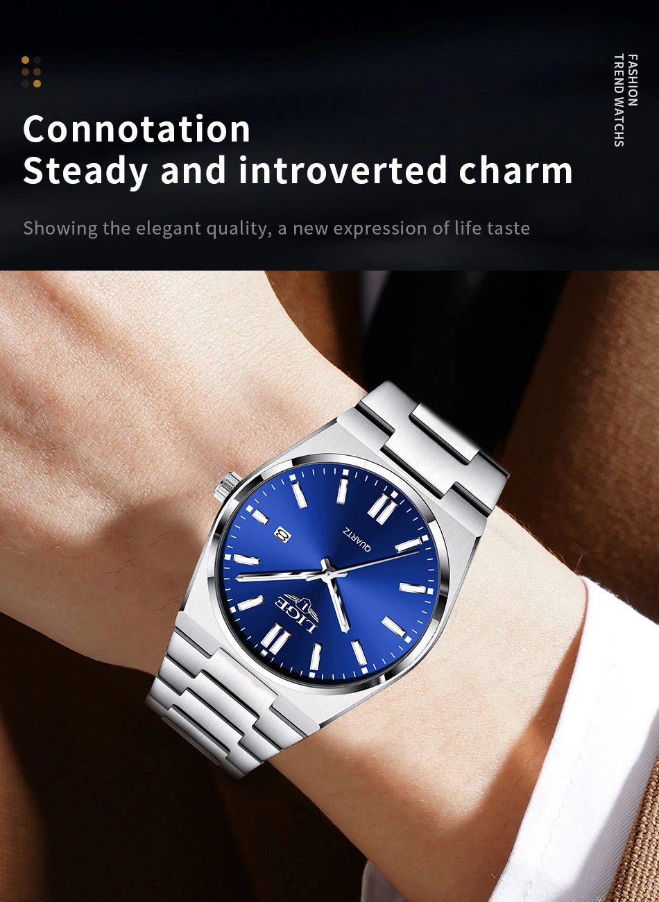 The Sterling - Minimalist Stainless Steel Quartz Watch