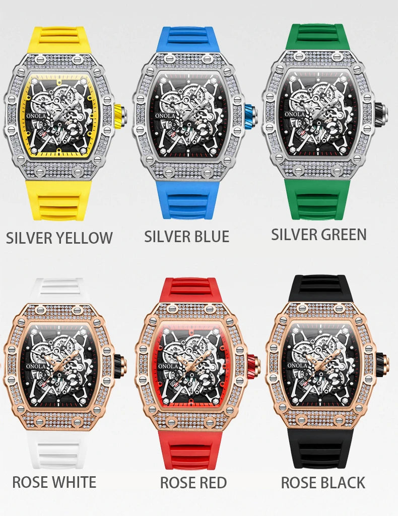 The Imperium - Diamond Inlaid Quartz Watch