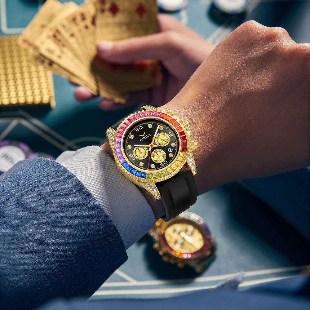 The Prism - Colored Diamond Quartz Watch
