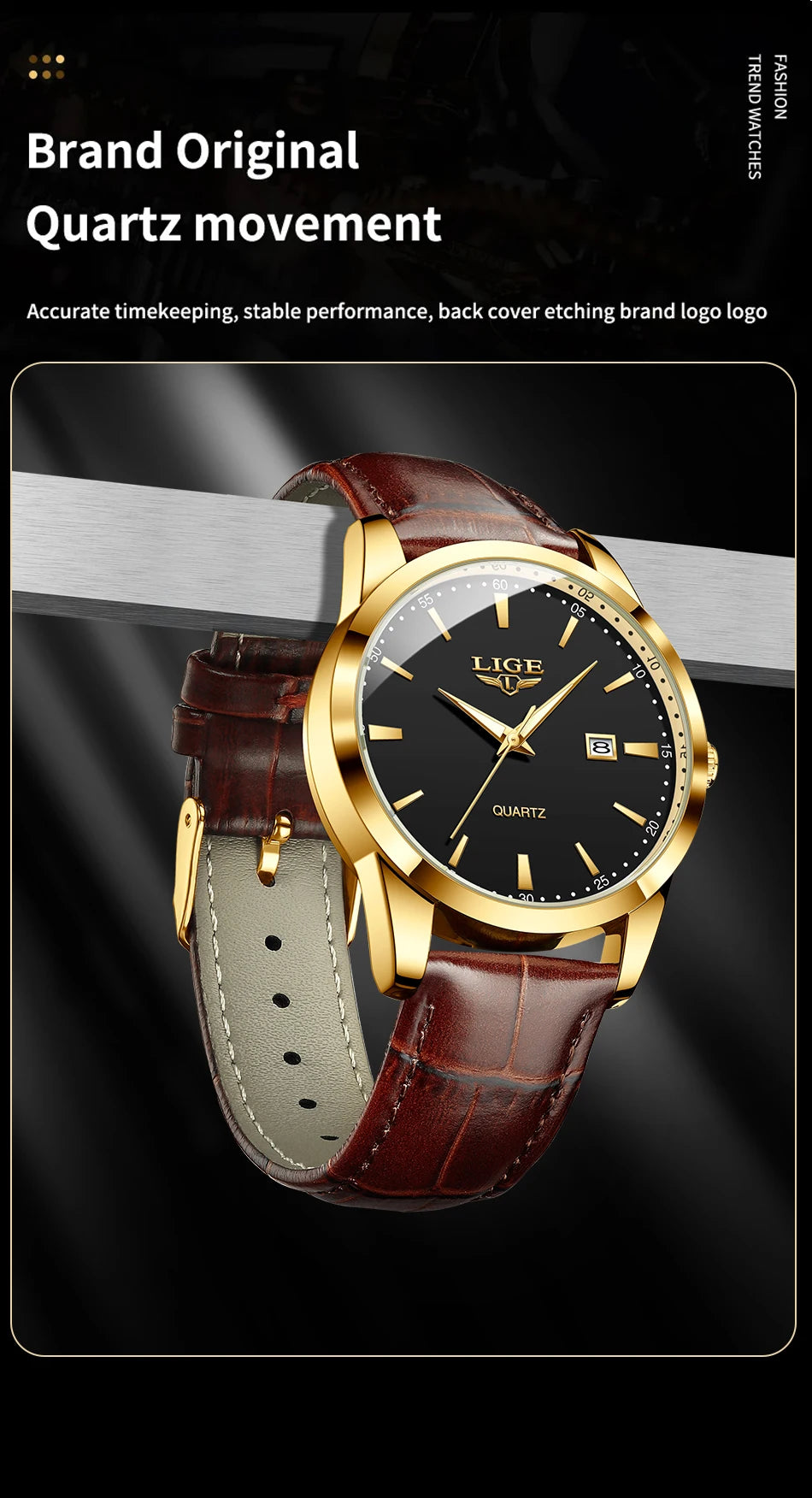 The Commander - Classic Calendar Watch