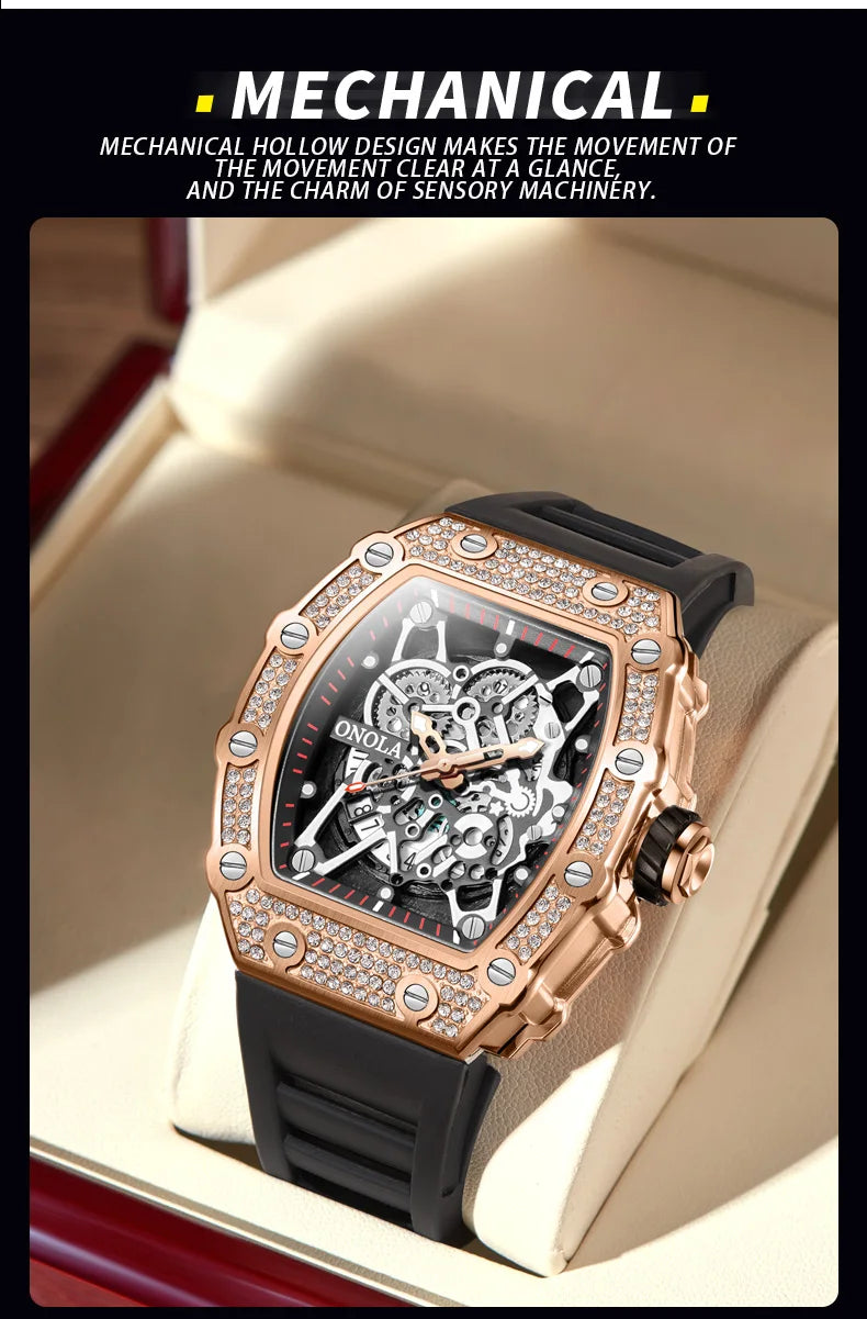 The Imperium - Diamond Inlaid Quartz Watch