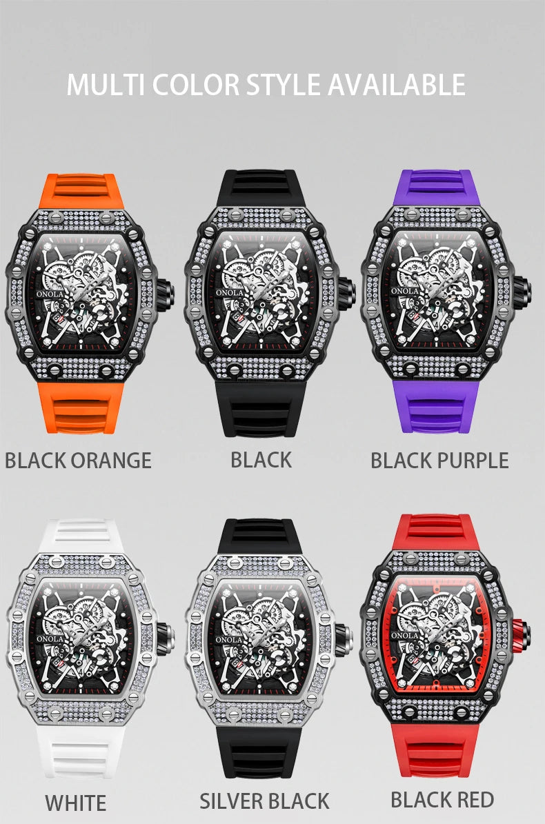 The Imperium - Diamond Inlaid Quartz Watch