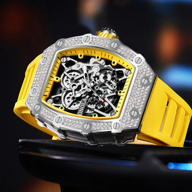 The Imperium - Diamond Inlaid Quartz Watch
