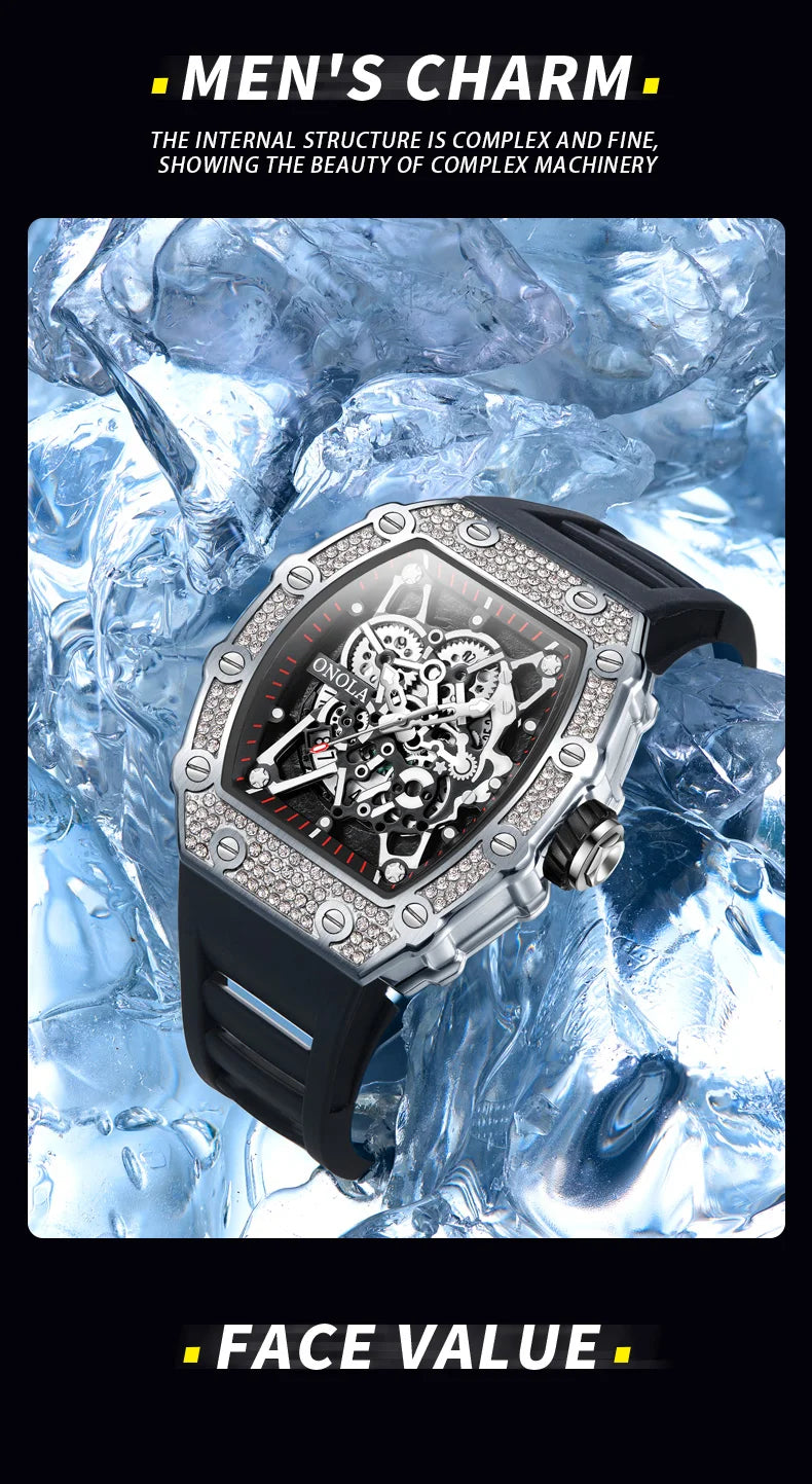 The Imperium - Diamond Inlaid Quartz Watch