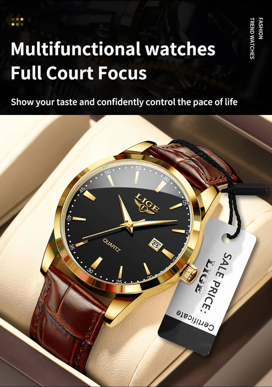 The Commander - Classic Calendar Watch
