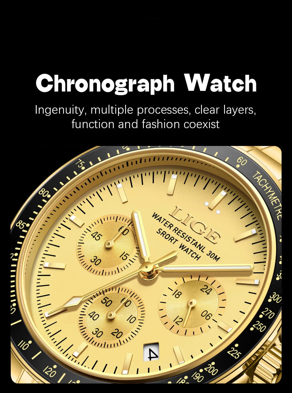 The Horizon - Luminous Quartz Chronograph