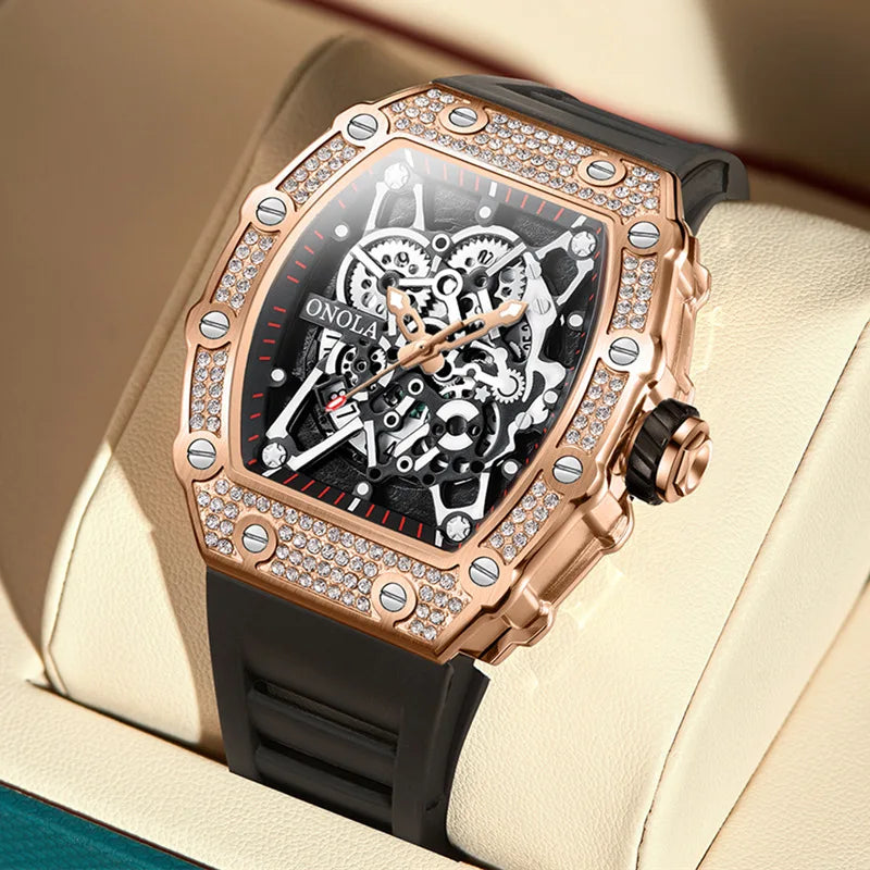 The Imperium - Diamond Inlaid Quartz Watch